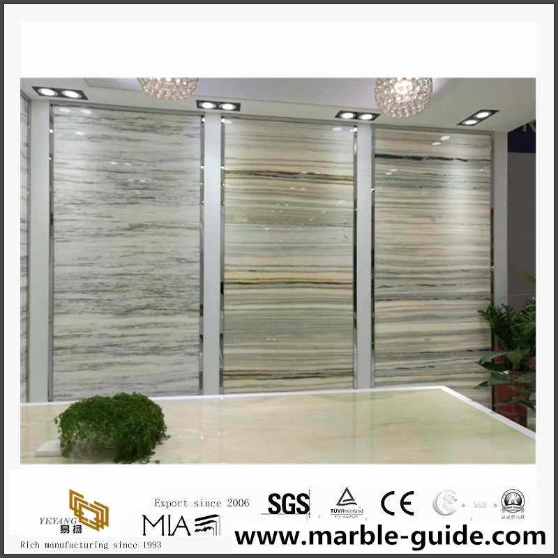 China rainbow white marble for accent wall design China rainbow white marble for accent wall design