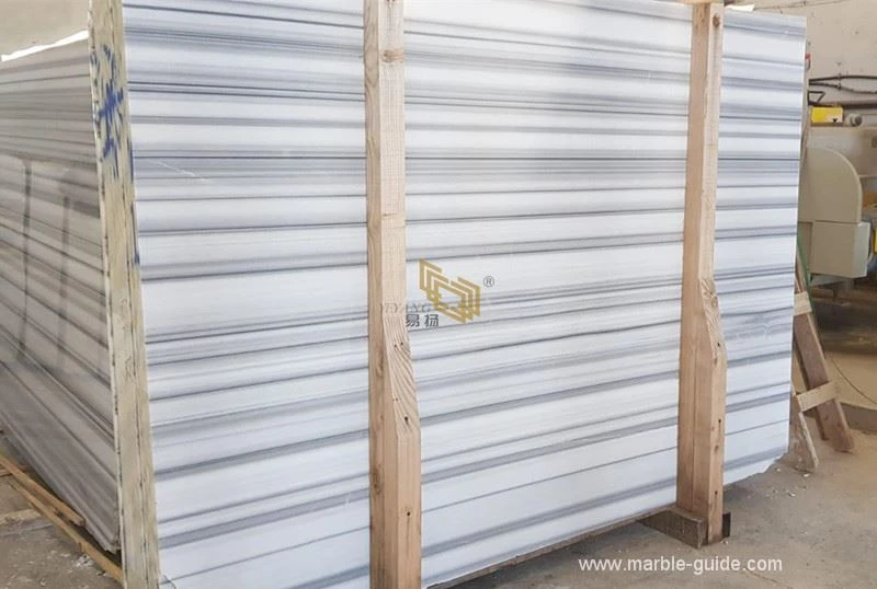Marmara white marble slab 01