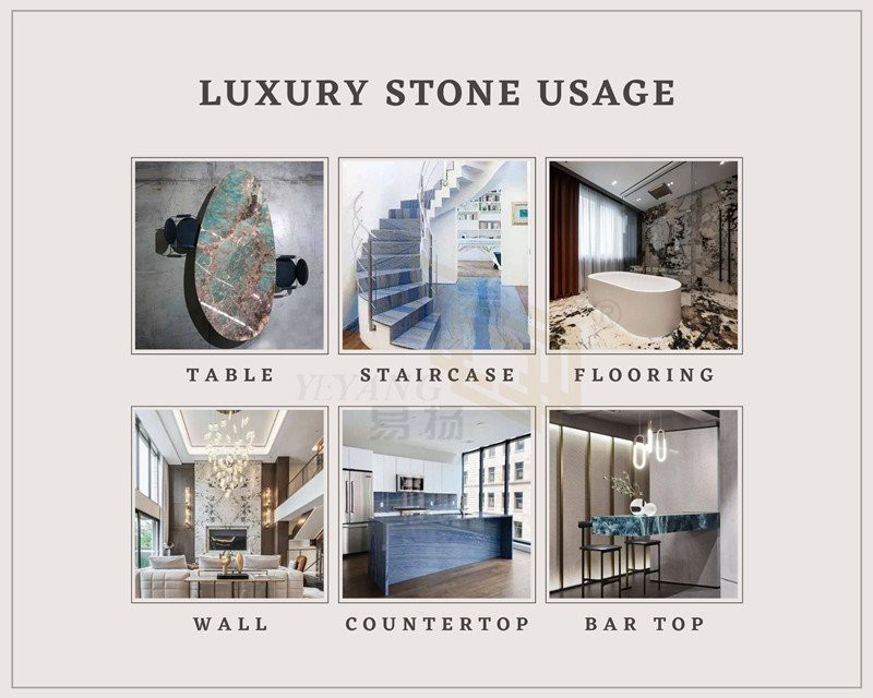 Natural luxury stone application yy logo