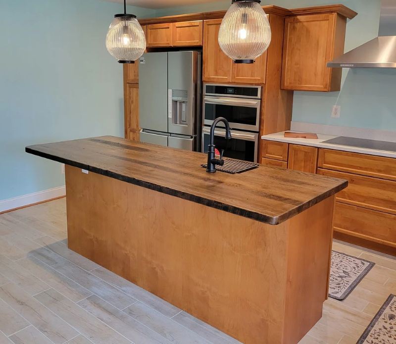 Reclaimed Wood Countertops Reclaimed Wood Countertops