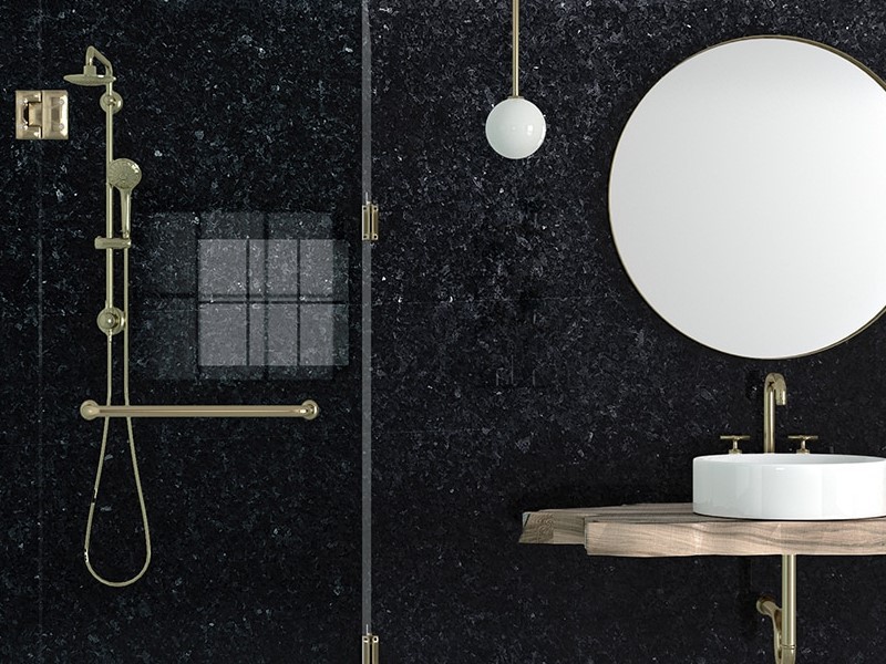 Blue Pearl Granite vanity Blue Pearl Granite vanity