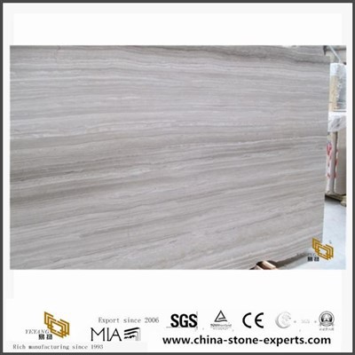 לוח השיש דגן עץ אפור סין הסיטונאי עבור אמבטיה & מטבח אריחים עיצוב