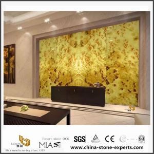 אריח אבן השיש רקע אוניקס טבעי עבור עיצוב קיר מיצרן אוניקס