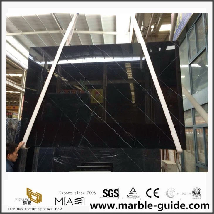China cheap Black Nero Marquina Marble for floor/wall/tiles