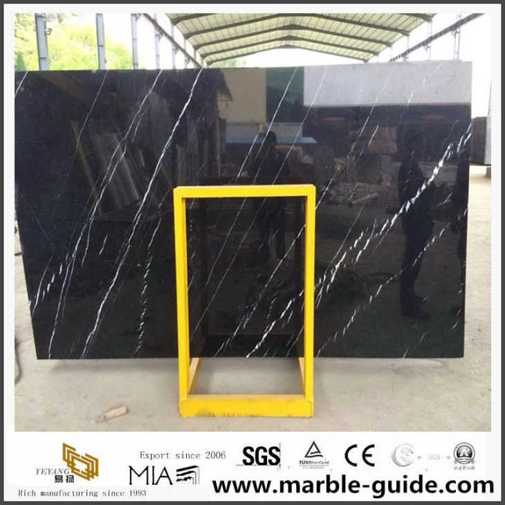 China cheap Black Nero Marquina Marble for floor/wall/tiles
