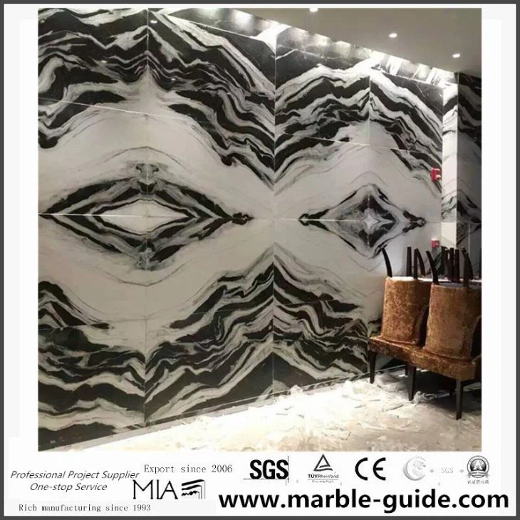 Panda White Marble Slab For Project