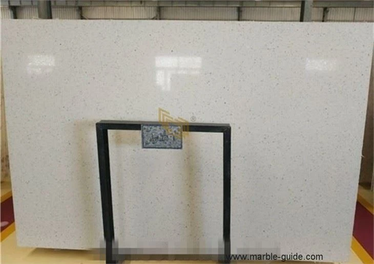 White Terrazzo Bathroom Vanity Top