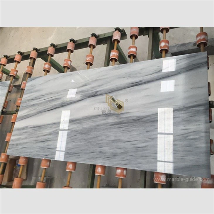 white marble surface slab