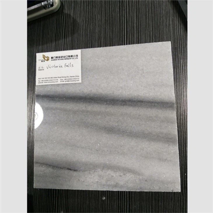 Victoria Falls White Marble Sample from Yeyang Stone Factory